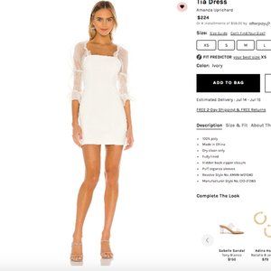 Tia Dress Amanda Uprichard